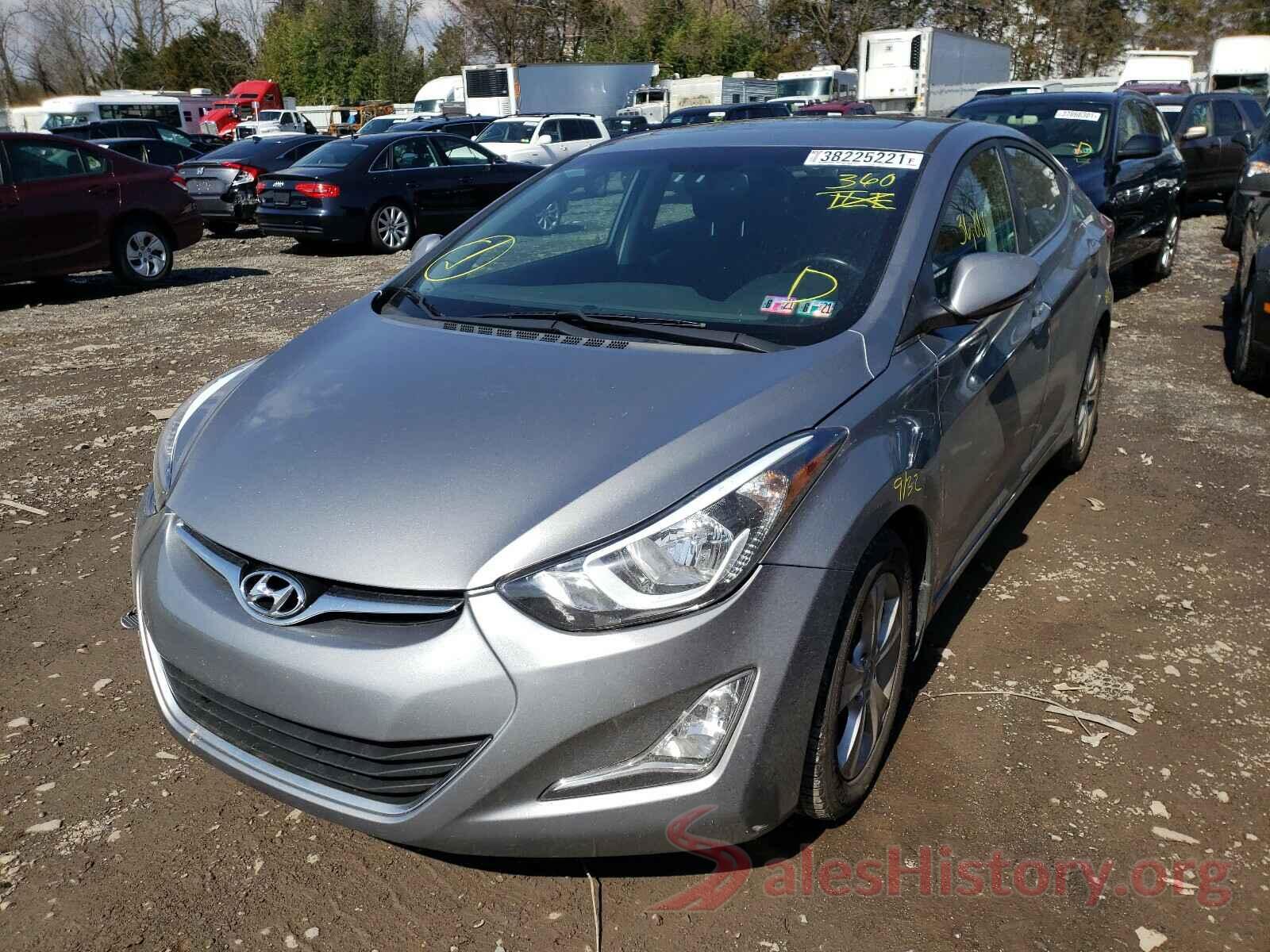 KMHDH4AEXGU520216 2016 HYUNDAI ELANTRA