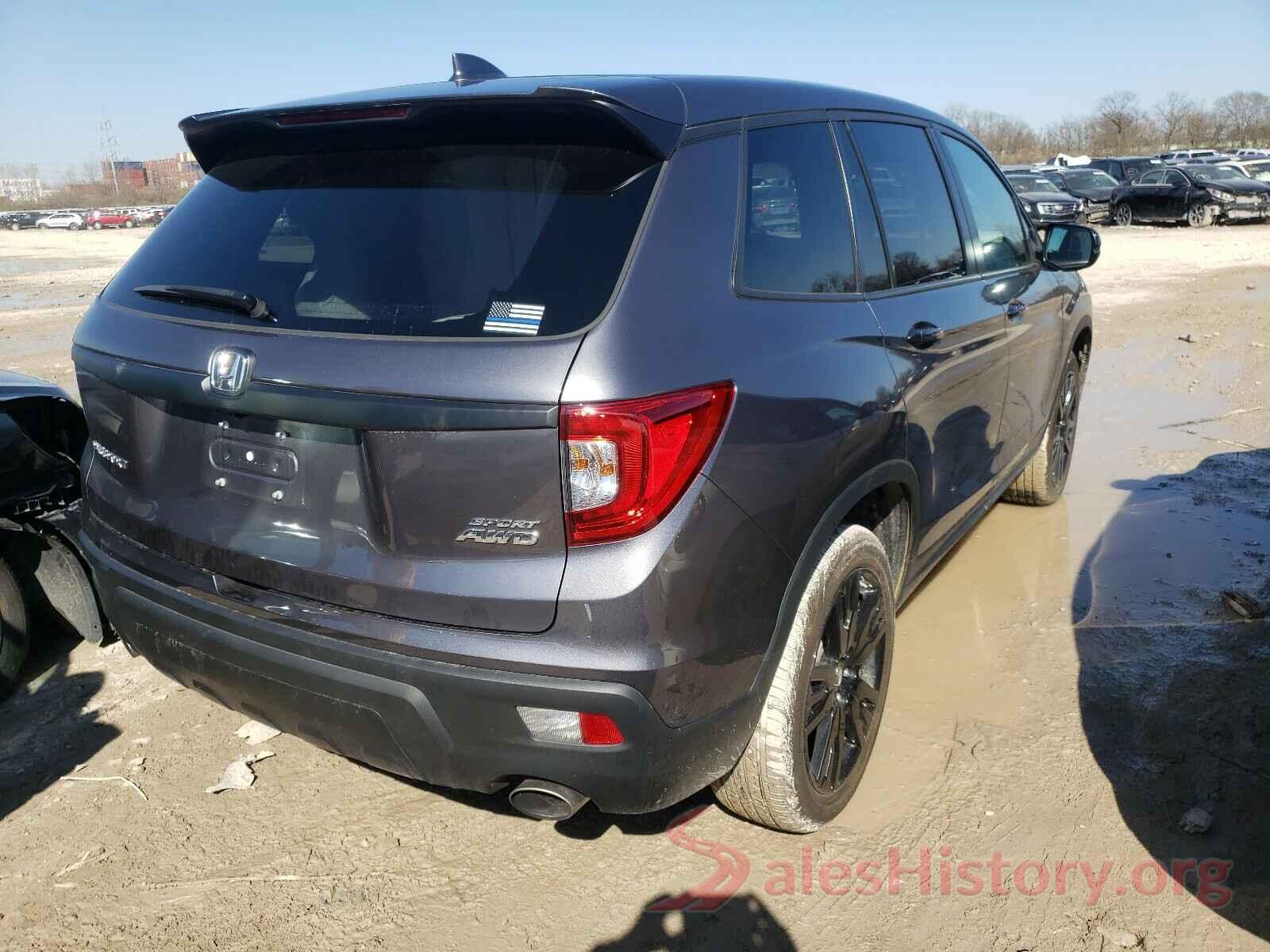 5FNYF8H23KB021547 2019 HONDA PASSPORT