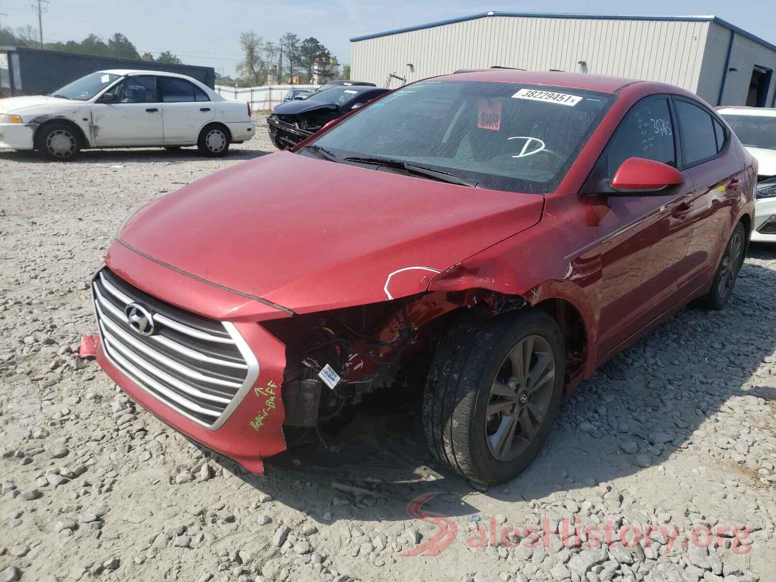 5NPD84LF7HH080607 2017 HYUNDAI ELANTRA