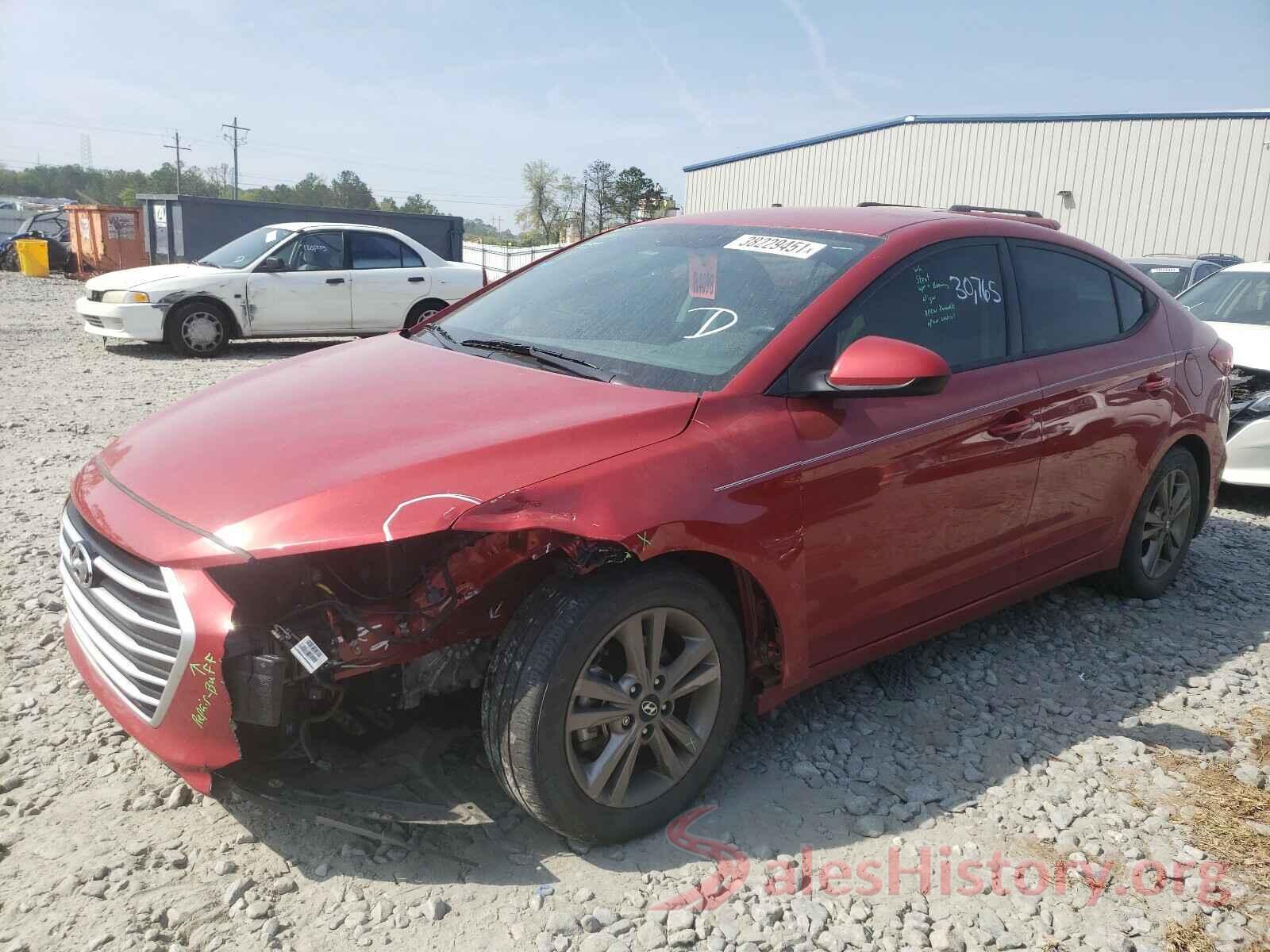 5NPD84LF7HH080607 2017 HYUNDAI ELANTRA