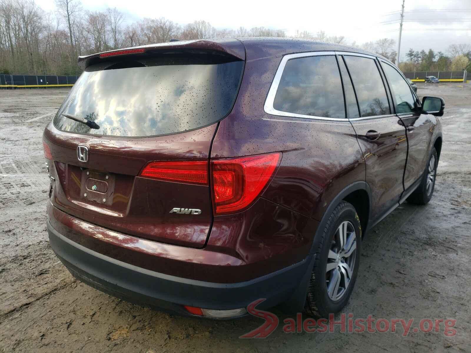 5FNYF6H55GB118500 2016 HONDA PILOT