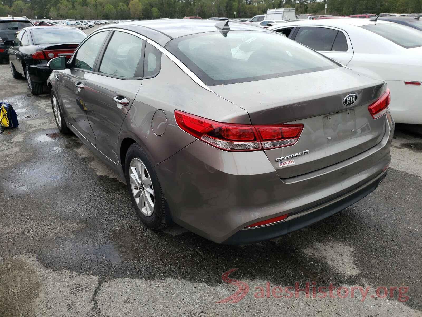 5XXGT4L33GG037894 2016 KIA OPTIMA