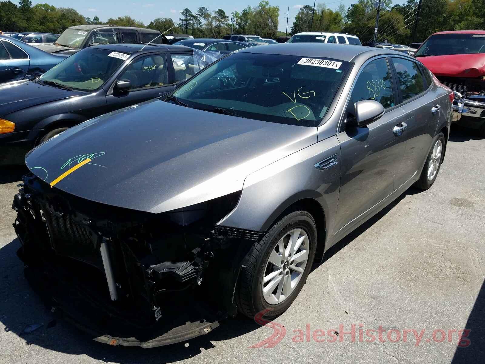 5XXGT4L33GG037894 2016 KIA OPTIMA