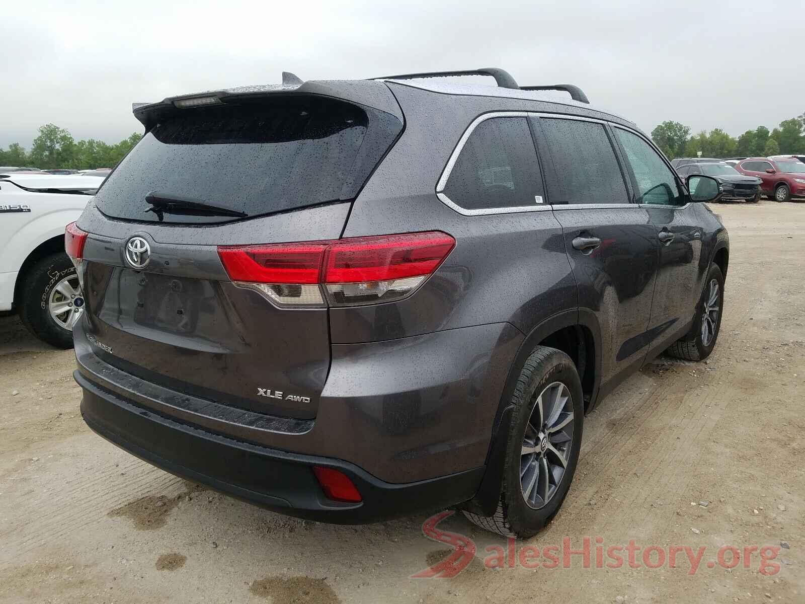 5TDJZRFH9KS569957 2019 TOYOTA HIGHLANDER