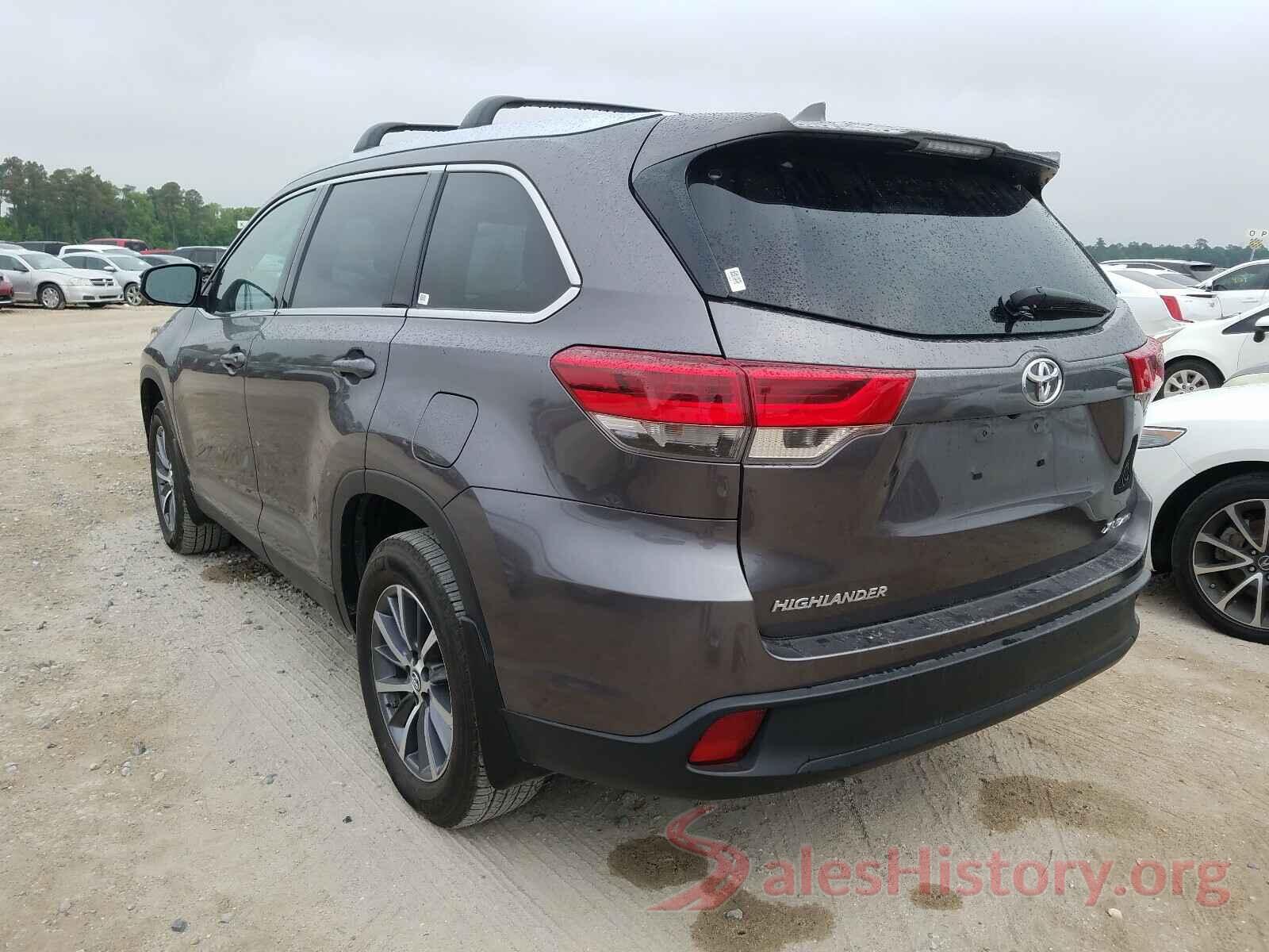 5TDJZRFH9KS569957 2019 TOYOTA HIGHLANDER