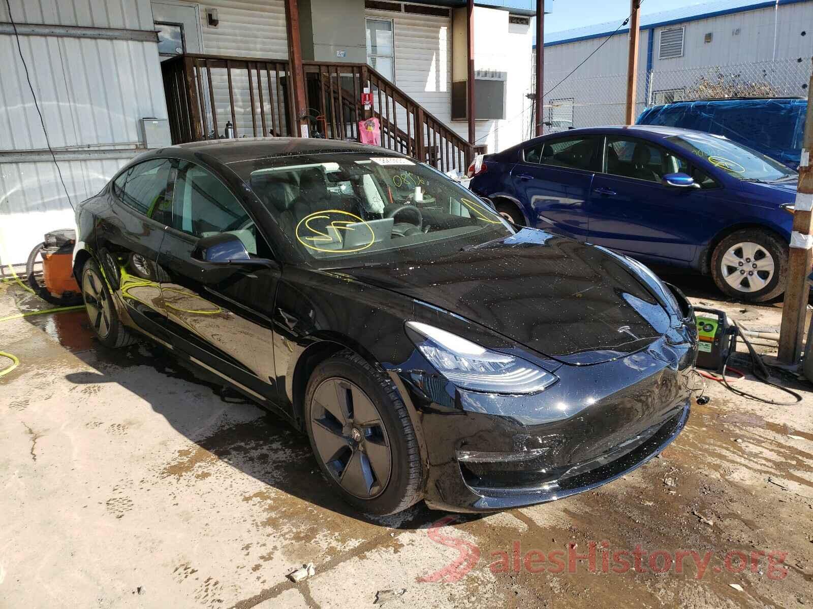 5YJ3E1EB9MF861912 2021 TESLA MODEL 3