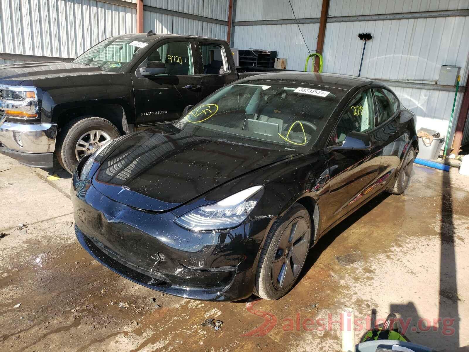 5YJ3E1EB9MF861912 2021 TESLA MODEL 3