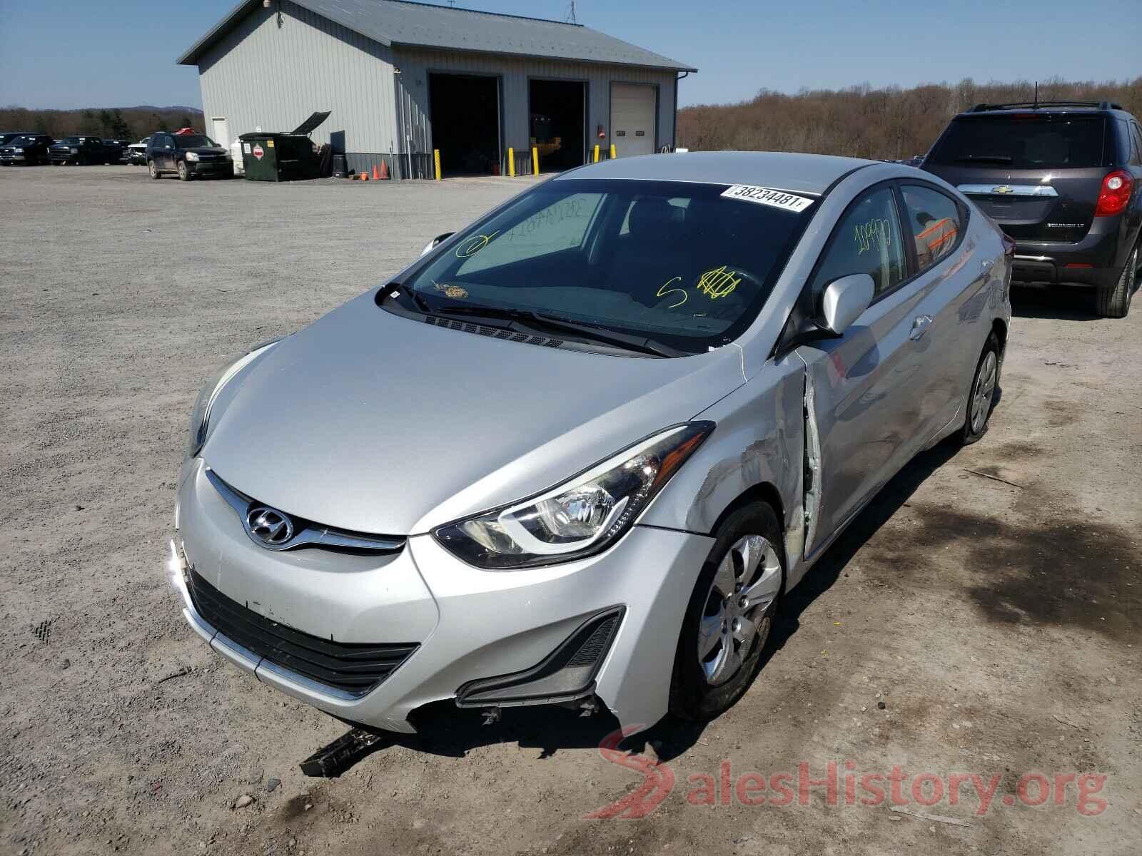 5NPDH4AE9GH752689 2016 HYUNDAI ELANTRA