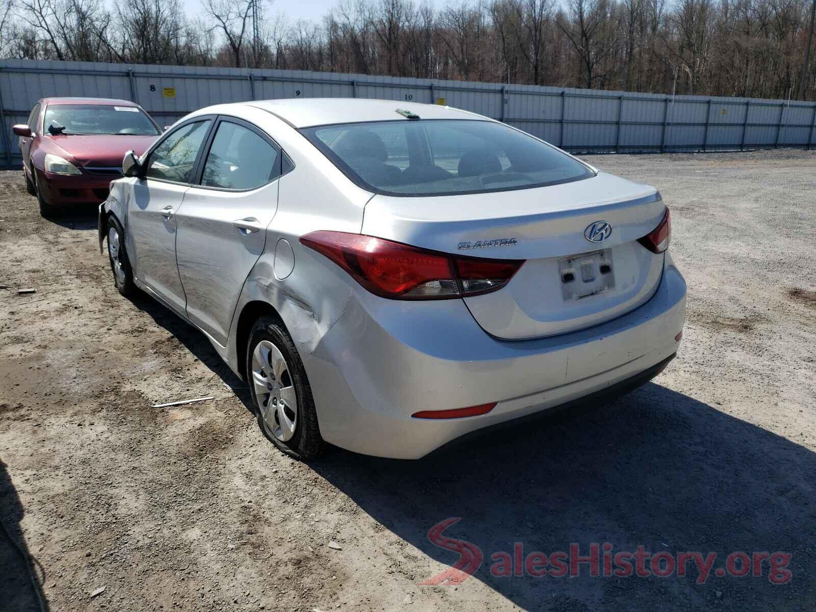 5NPDH4AE9GH752689 2016 HYUNDAI ELANTRA