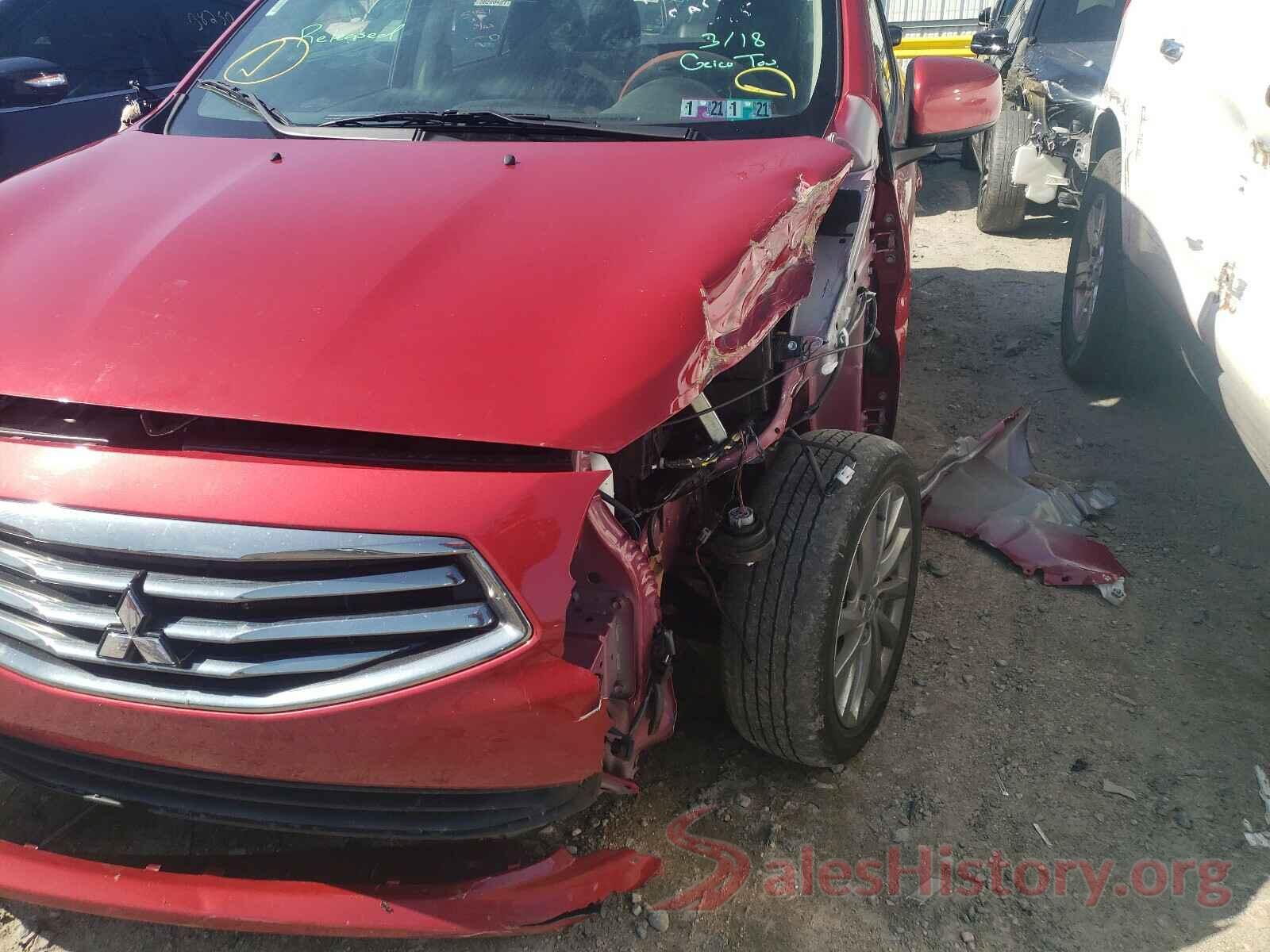 ML32F3FJ0KHF18709 2019 MITSUBISHI MIRAGE