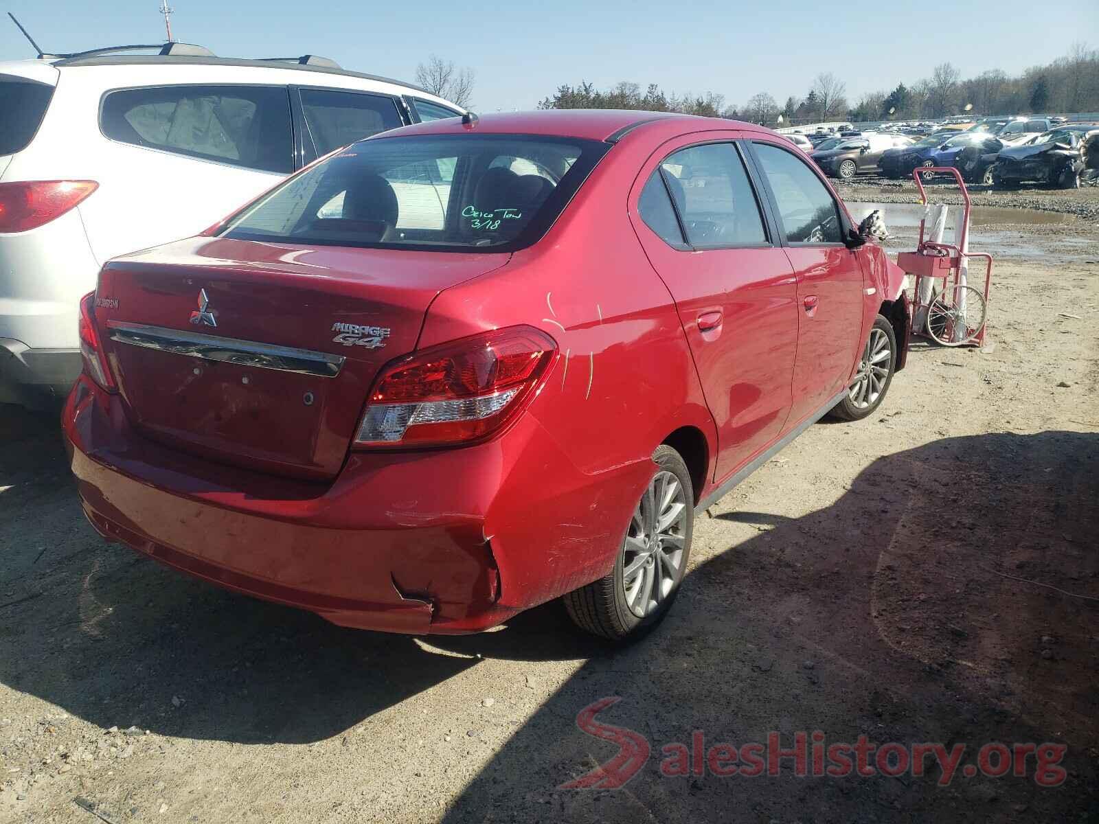 ML32F3FJ0KHF18709 2019 MITSUBISHI MIRAGE