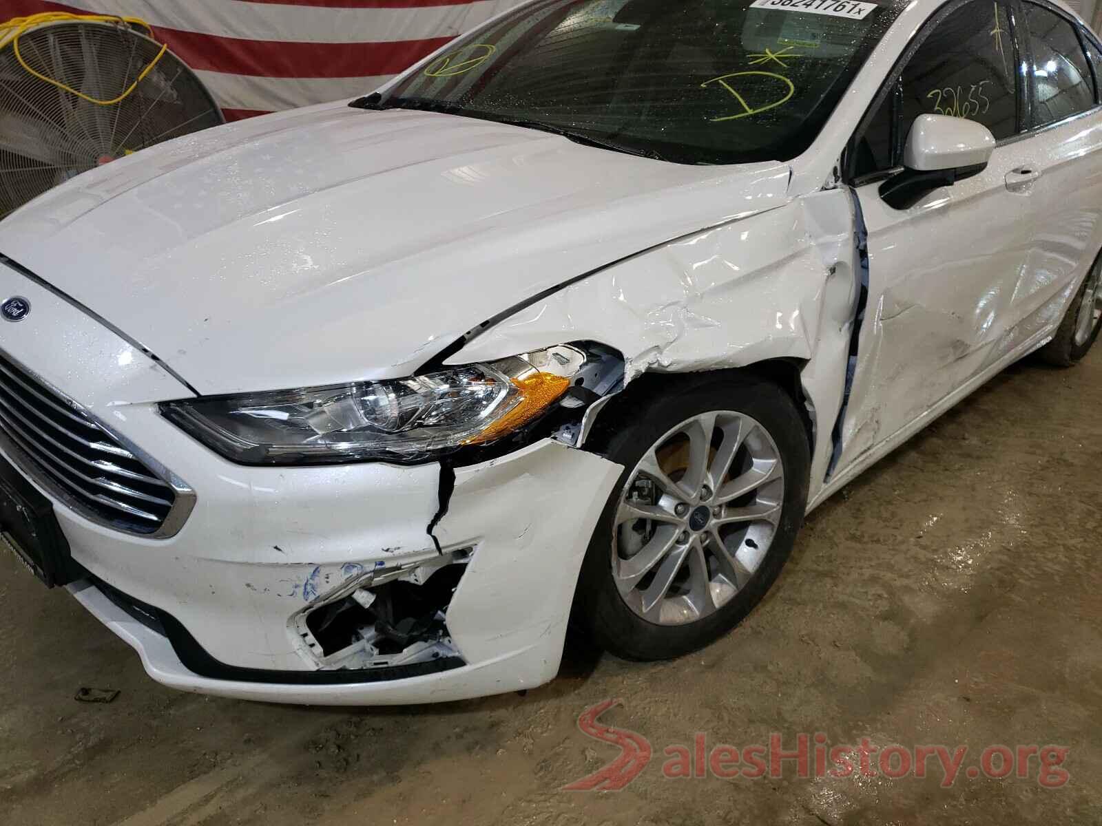 3FA6P0HD0KR213424 2019 FORD FUSION