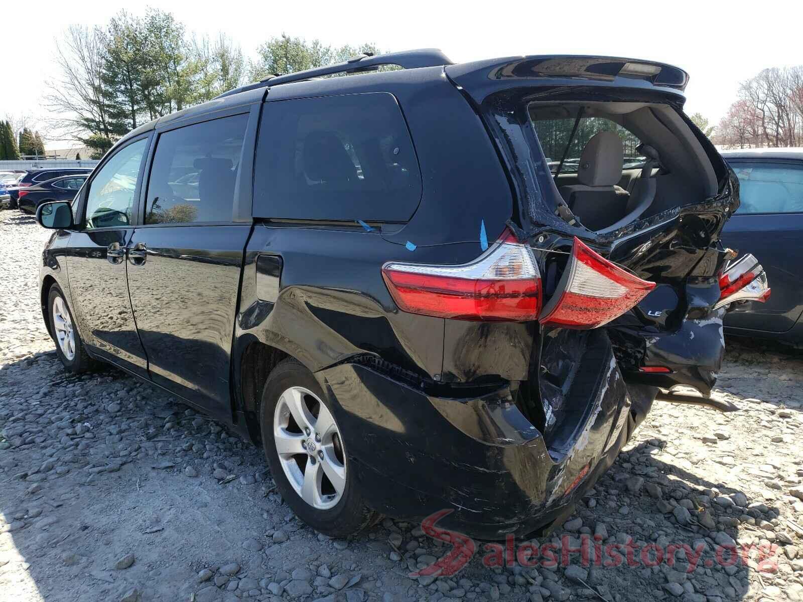 5TDKZ3DC1HS794231 2017 TOYOTA SIENNA