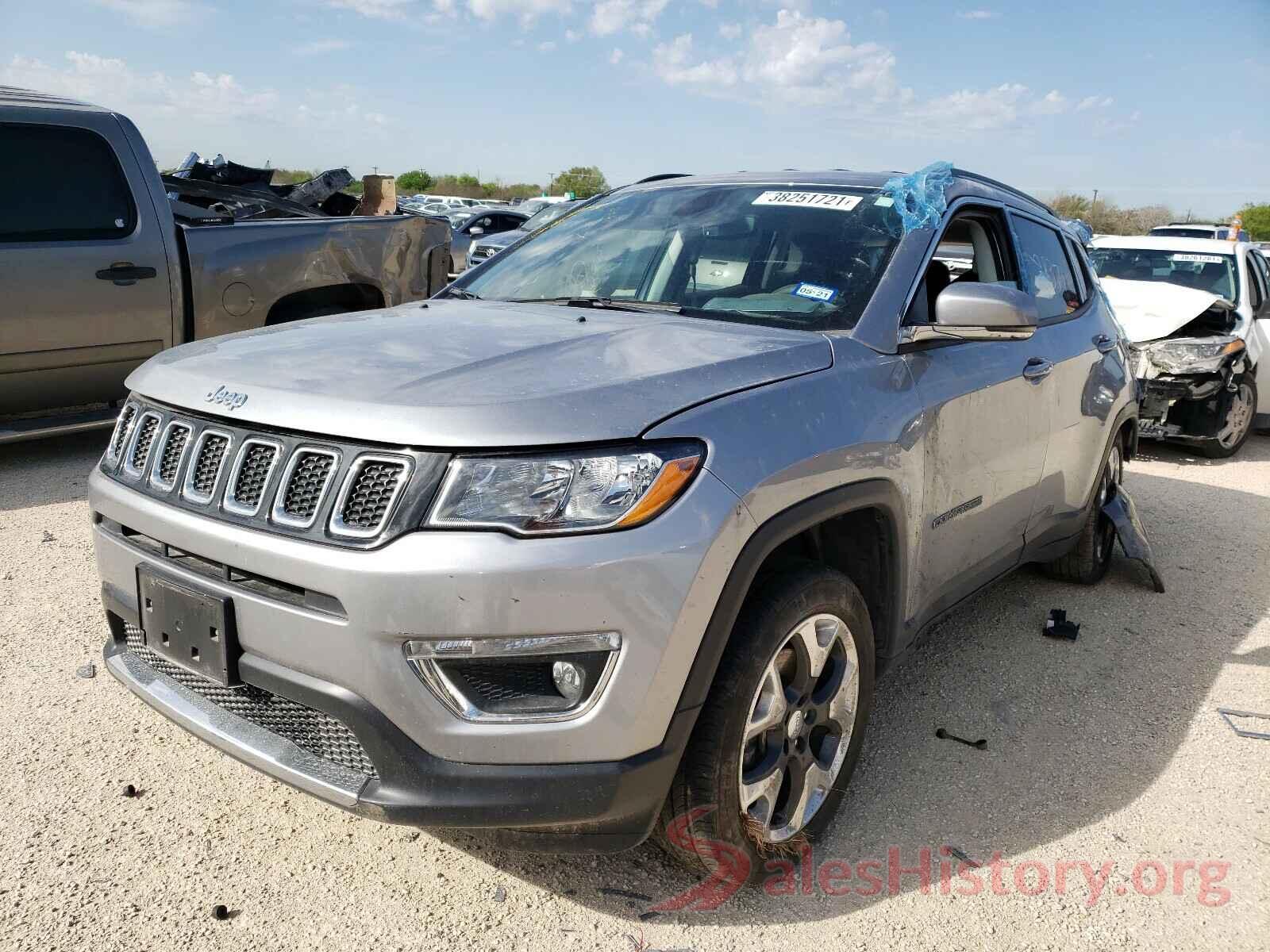 3C4NJDCB6KT627587 2019 JEEP COMPASS