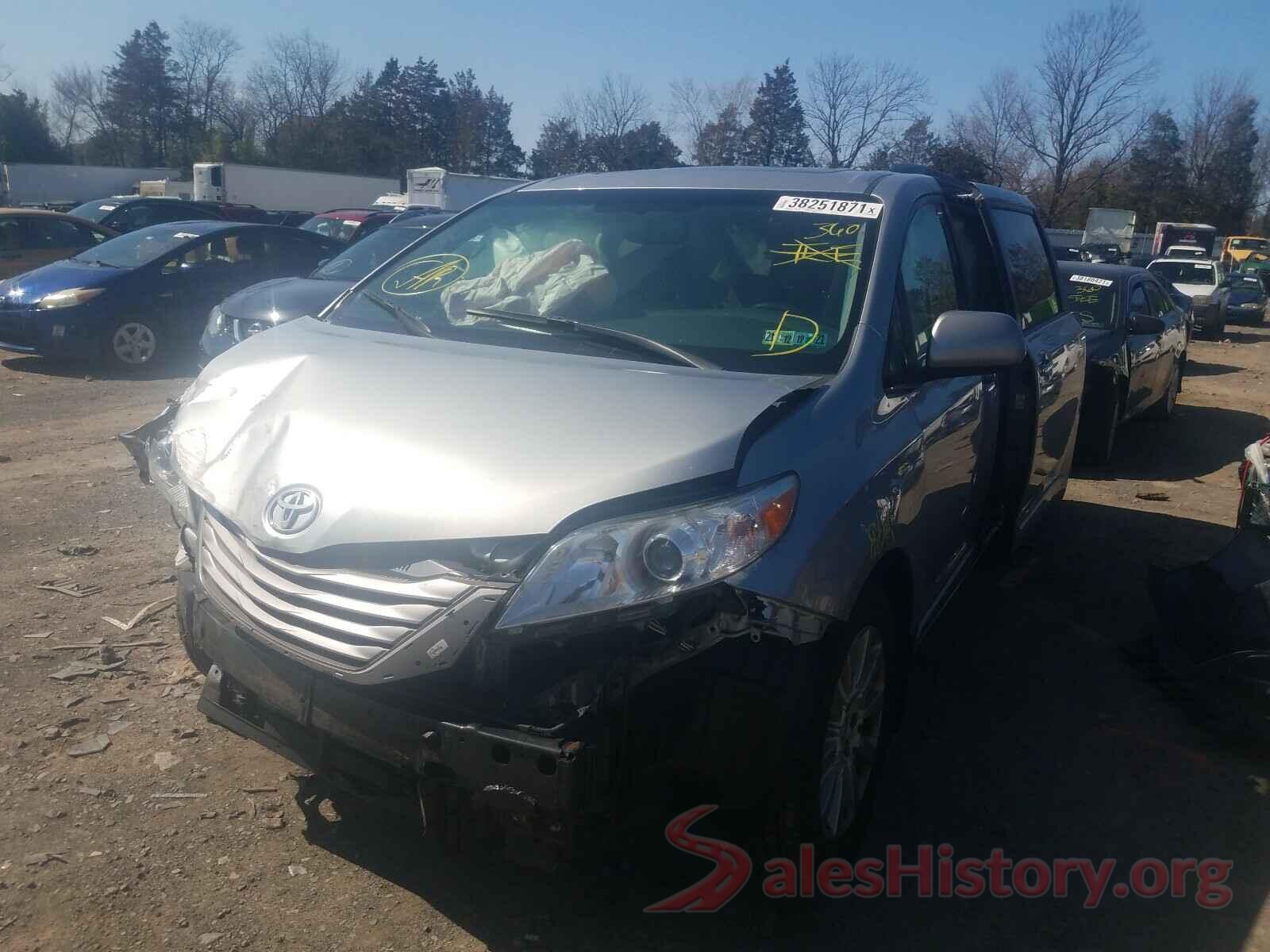 5TDDK3DC2GS145825 2016 TOYOTA SIENNA