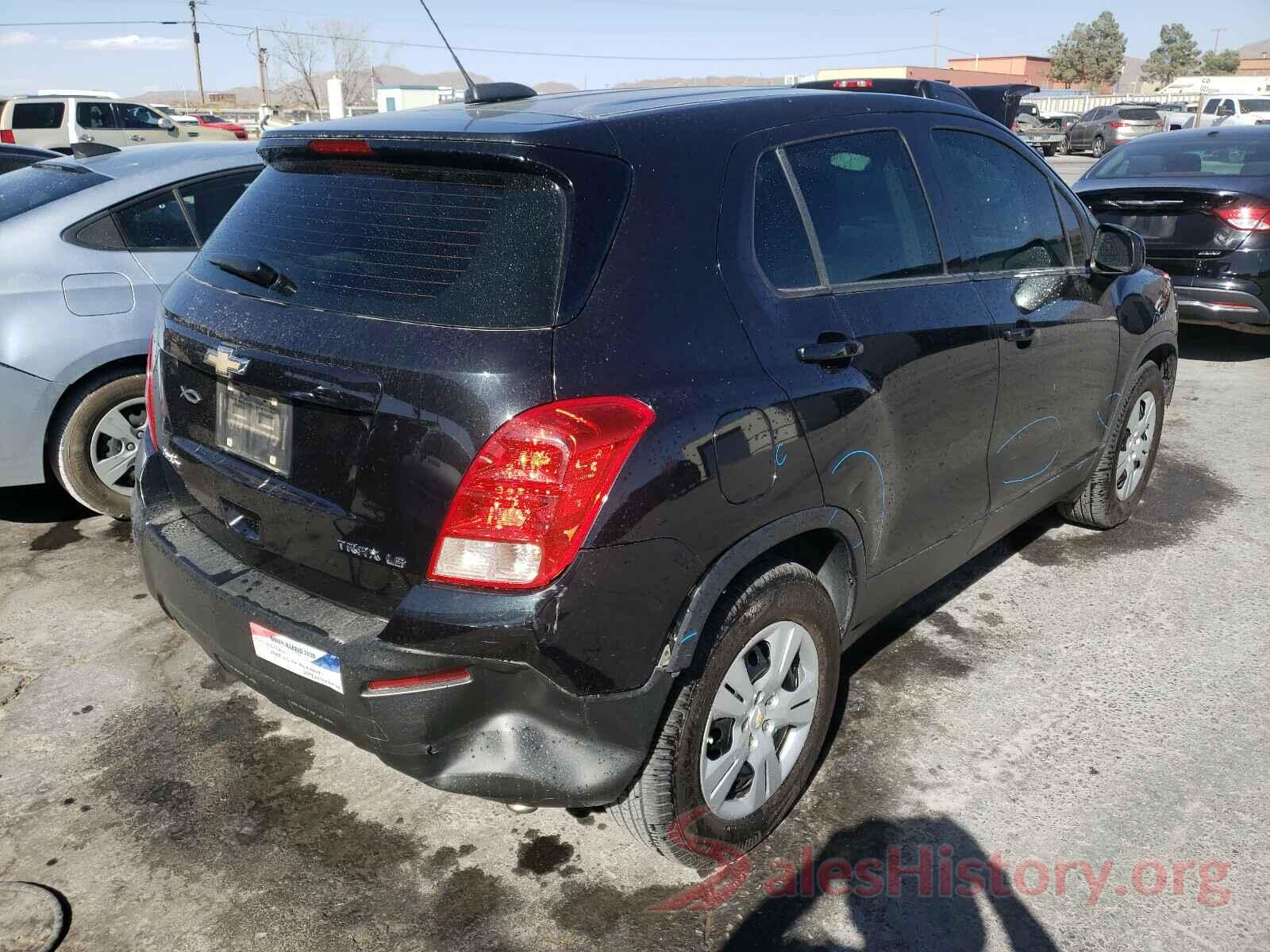 KL7CJKSB9GB748200 2016 CHEVROLET TRAX