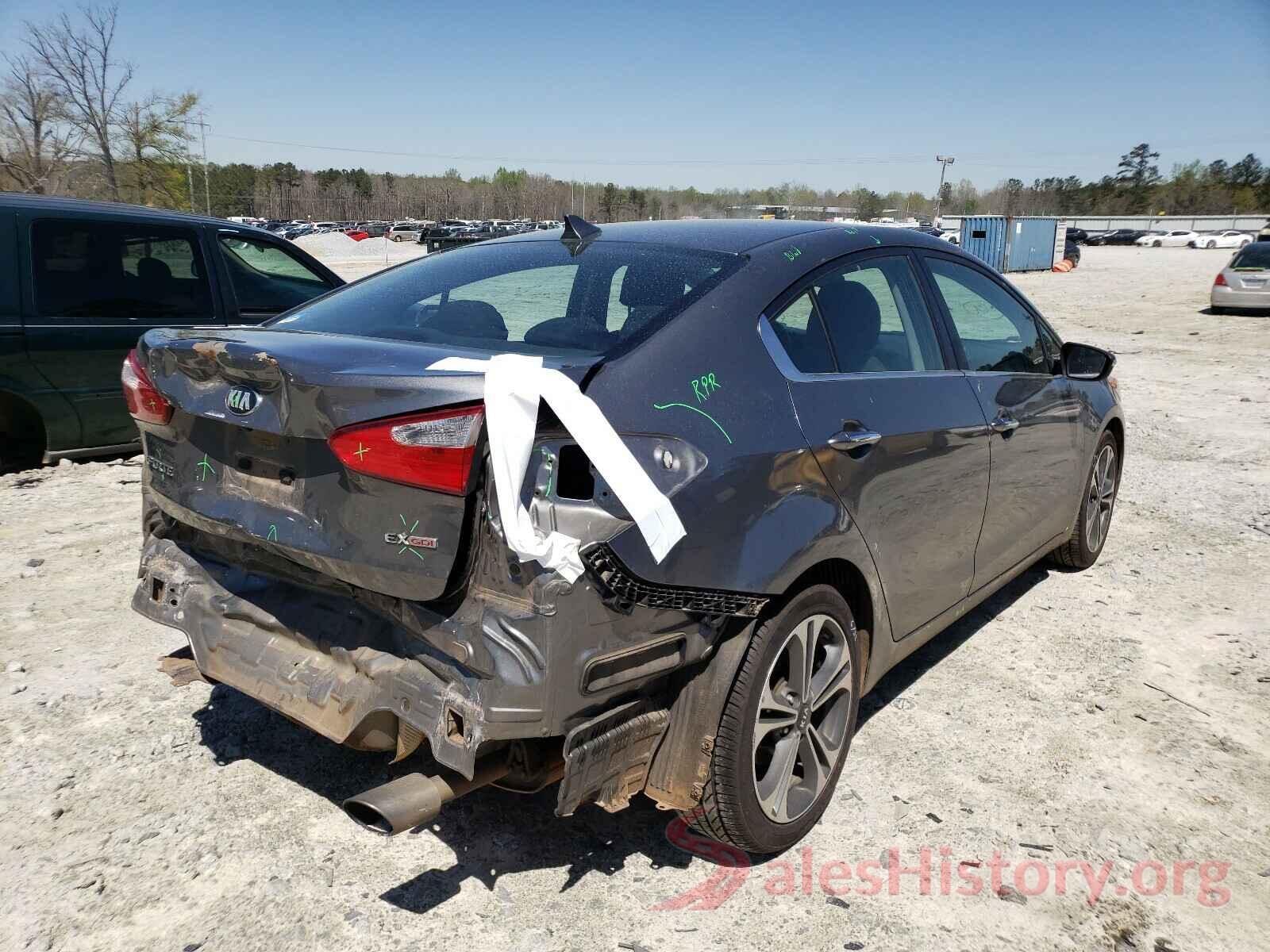 KNAFX4A84G5505101 2016 KIA FORTE