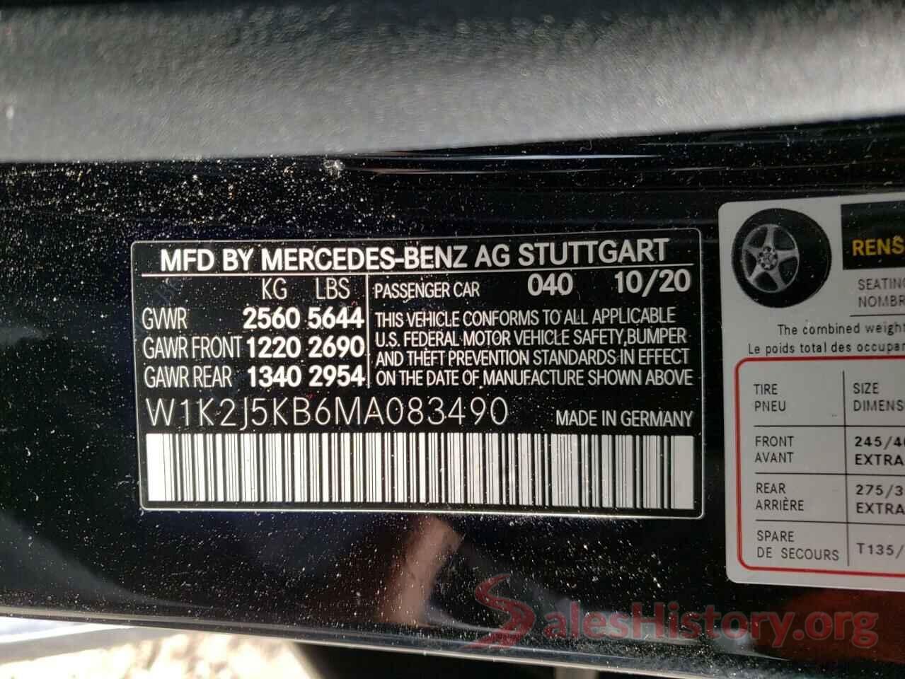 W1K2J5KB6MA083490 2021 MERCEDES-BENZ CLC-CLASS