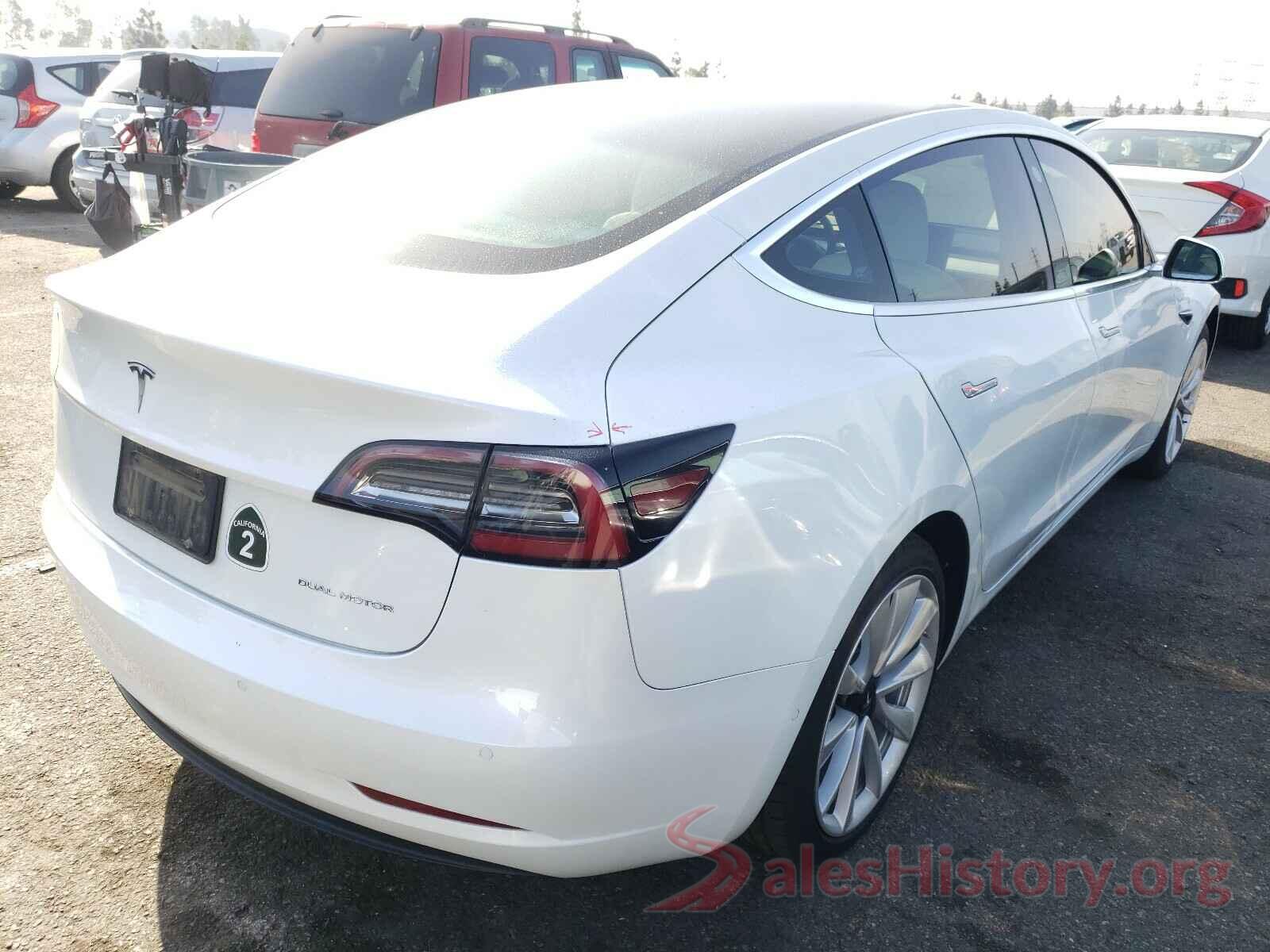 5YJ3E1EB2KF392353 2019 TESLA MODEL 3