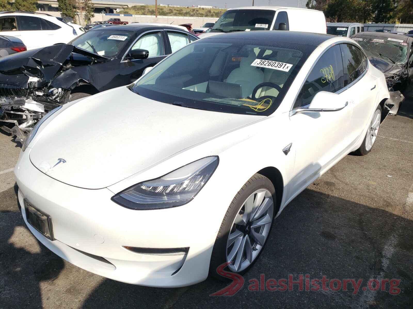 5YJ3E1EB2KF392353 2019 TESLA MODEL 3