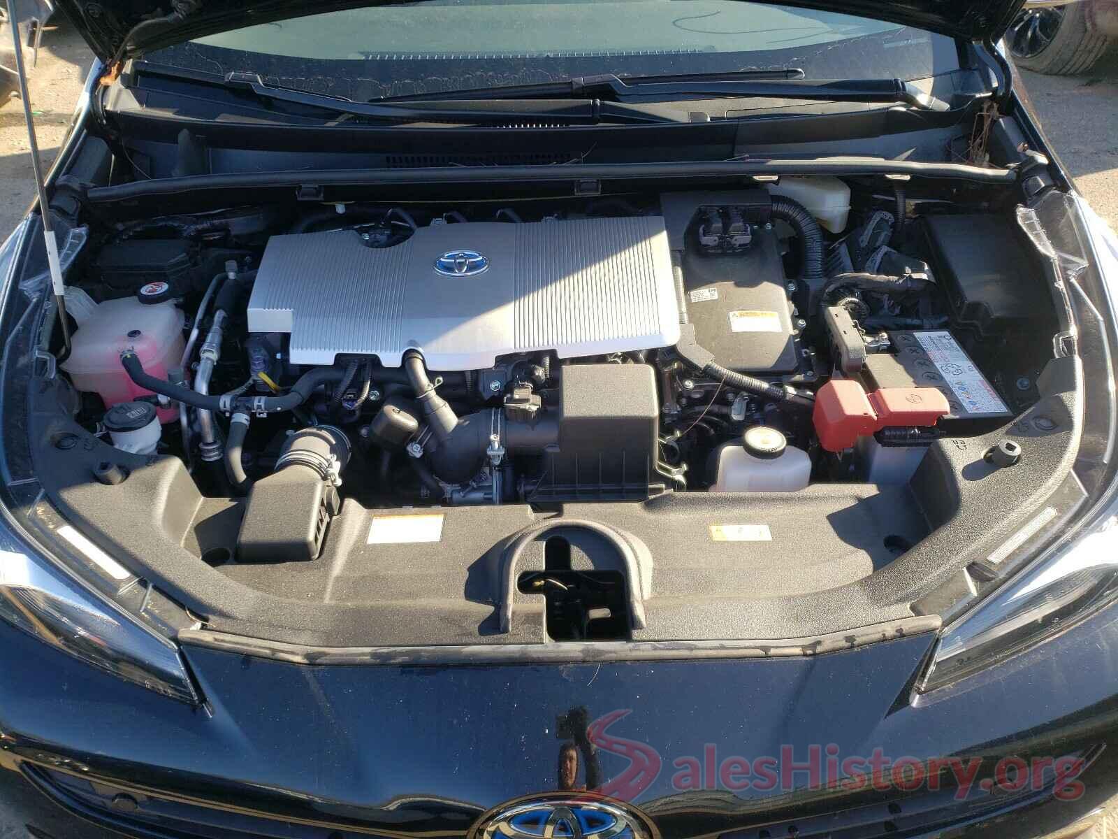 JTDL9RFU9K3012179 2019 TOYOTA PRIUS