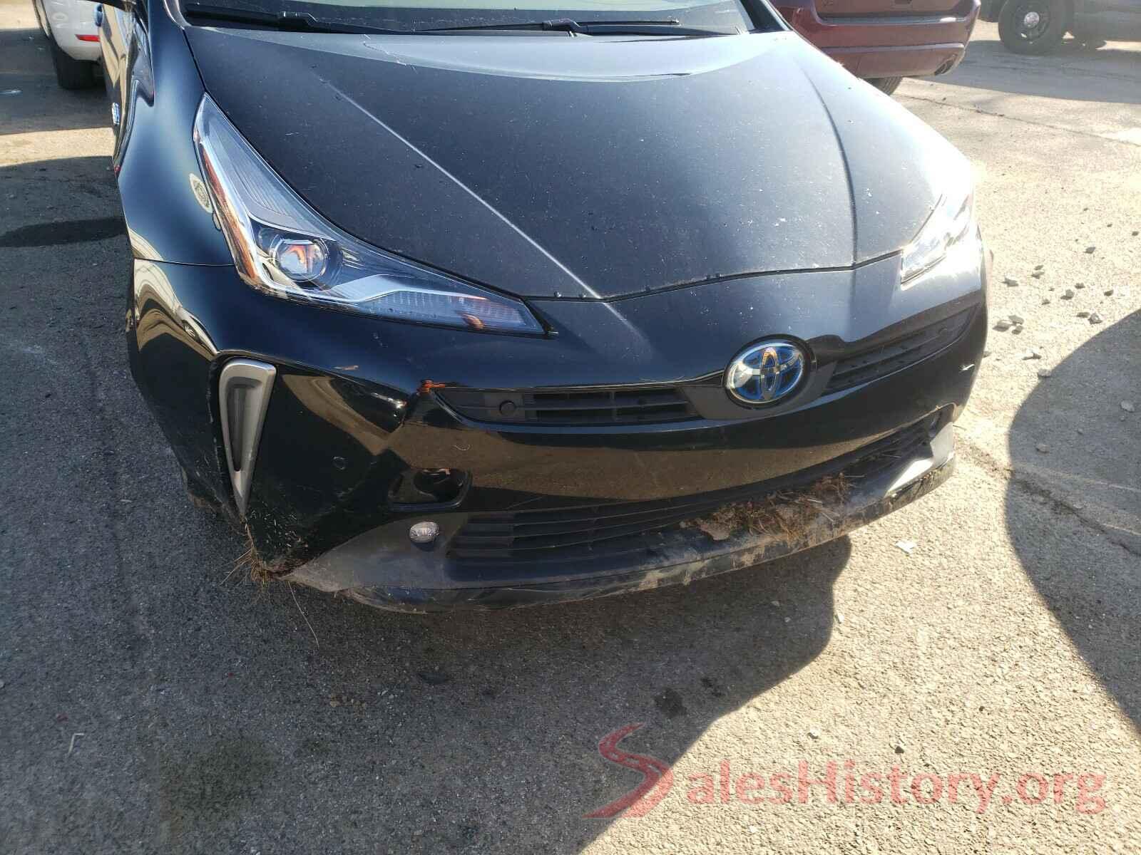 JTDL9RFU9K3012179 2019 TOYOTA PRIUS