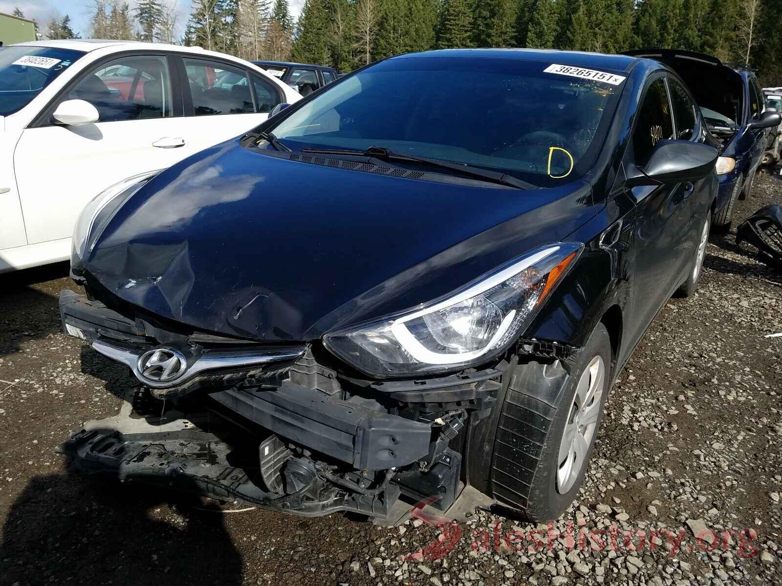 5NPDH4AE0GH773107 2016 HYUNDAI ELANTRA