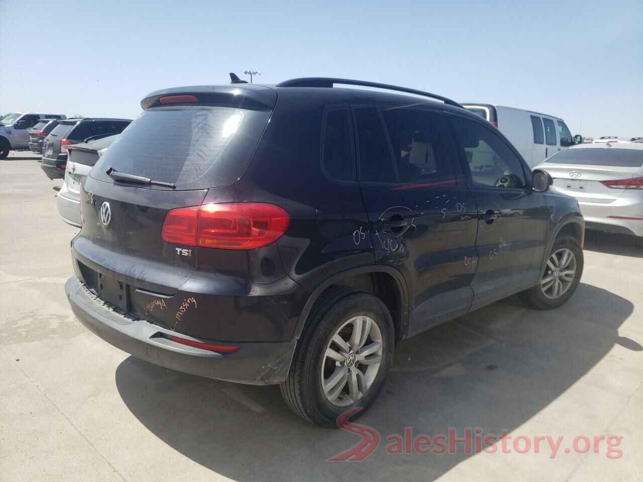 WVGAV7AX7HK034605 2017 VOLKSWAGEN TIGUAN