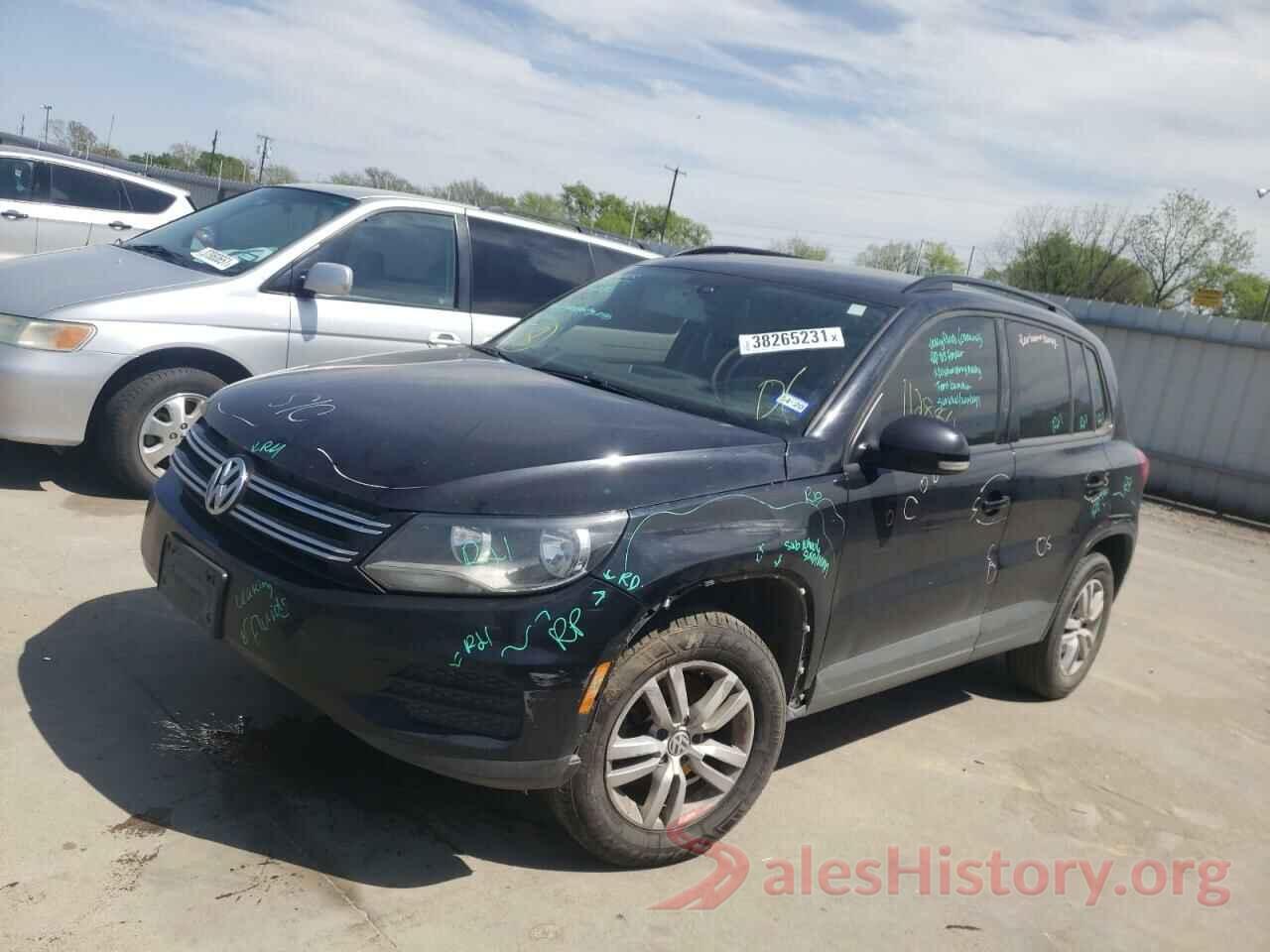 WVGAV7AX7HK034605 2017 VOLKSWAGEN TIGUAN