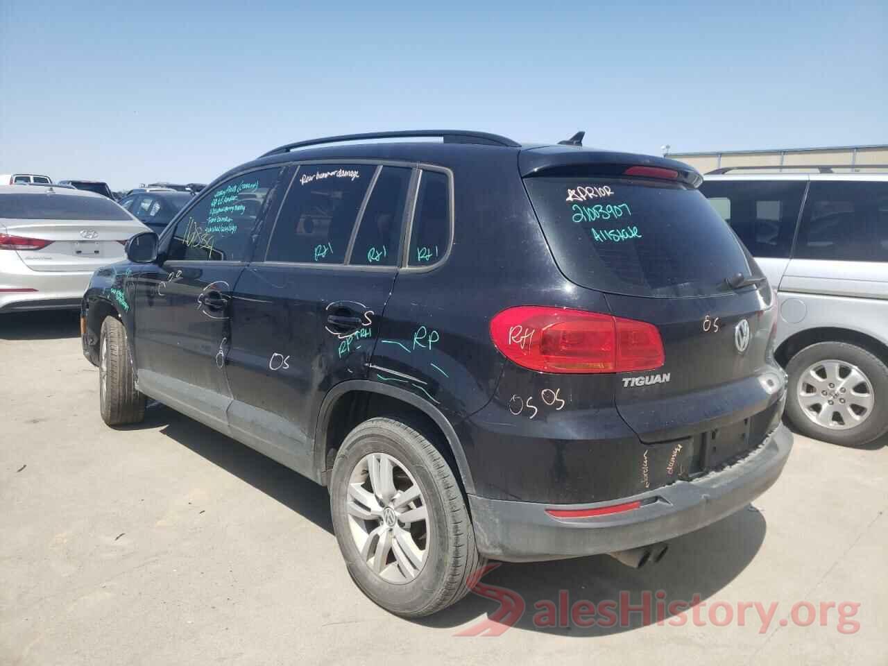 WVGAV7AX7HK034605 2017 VOLKSWAGEN TIGUAN