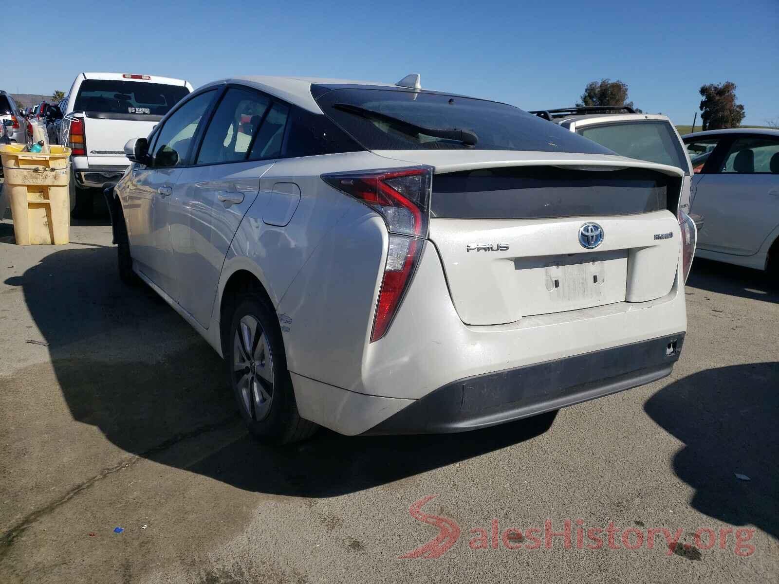 JTDKARFU2G3504434 2016 TOYOTA PRIUS