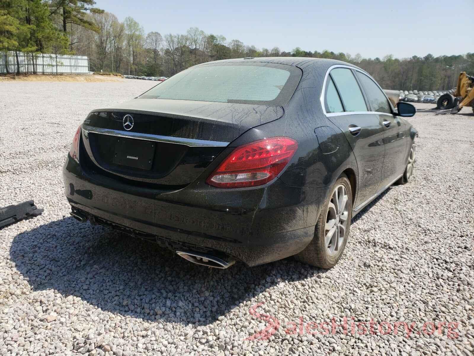 55SWF4JBXHU205143 2017 MERCEDES-BENZ C CLASS