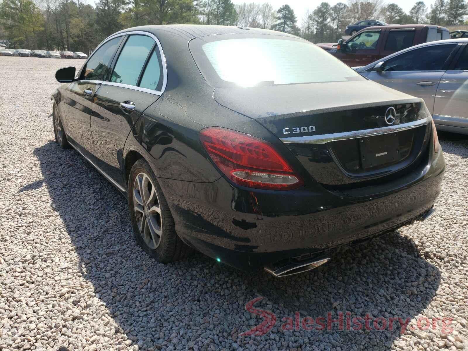 55SWF4JBXHU205143 2017 MERCEDES-BENZ C CLASS