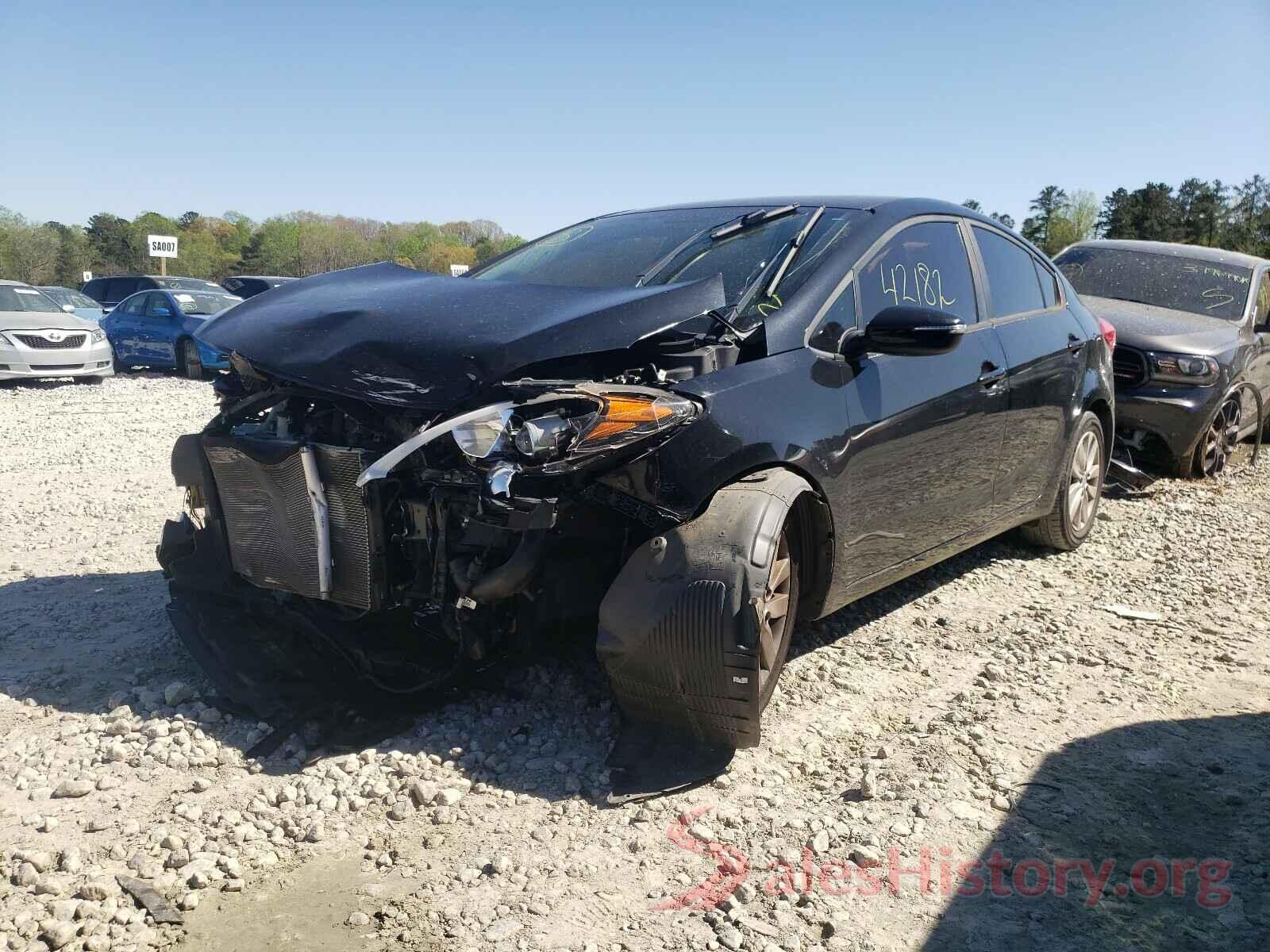 KNAFX4A63G5595663 2016 KIA FORTE