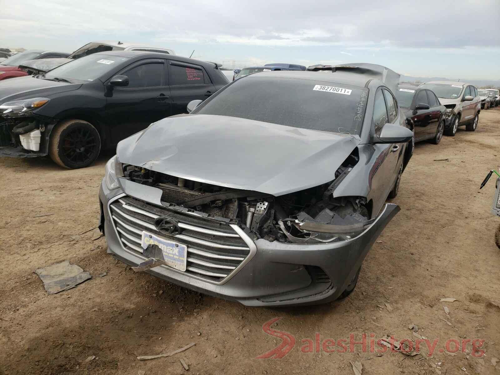 KMHD74LF4HU154599 2017 HYUNDAI ELANTRA