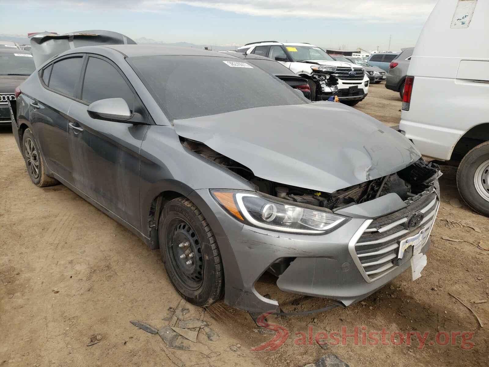 KMHD74LF4HU154599 2017 HYUNDAI ELANTRA