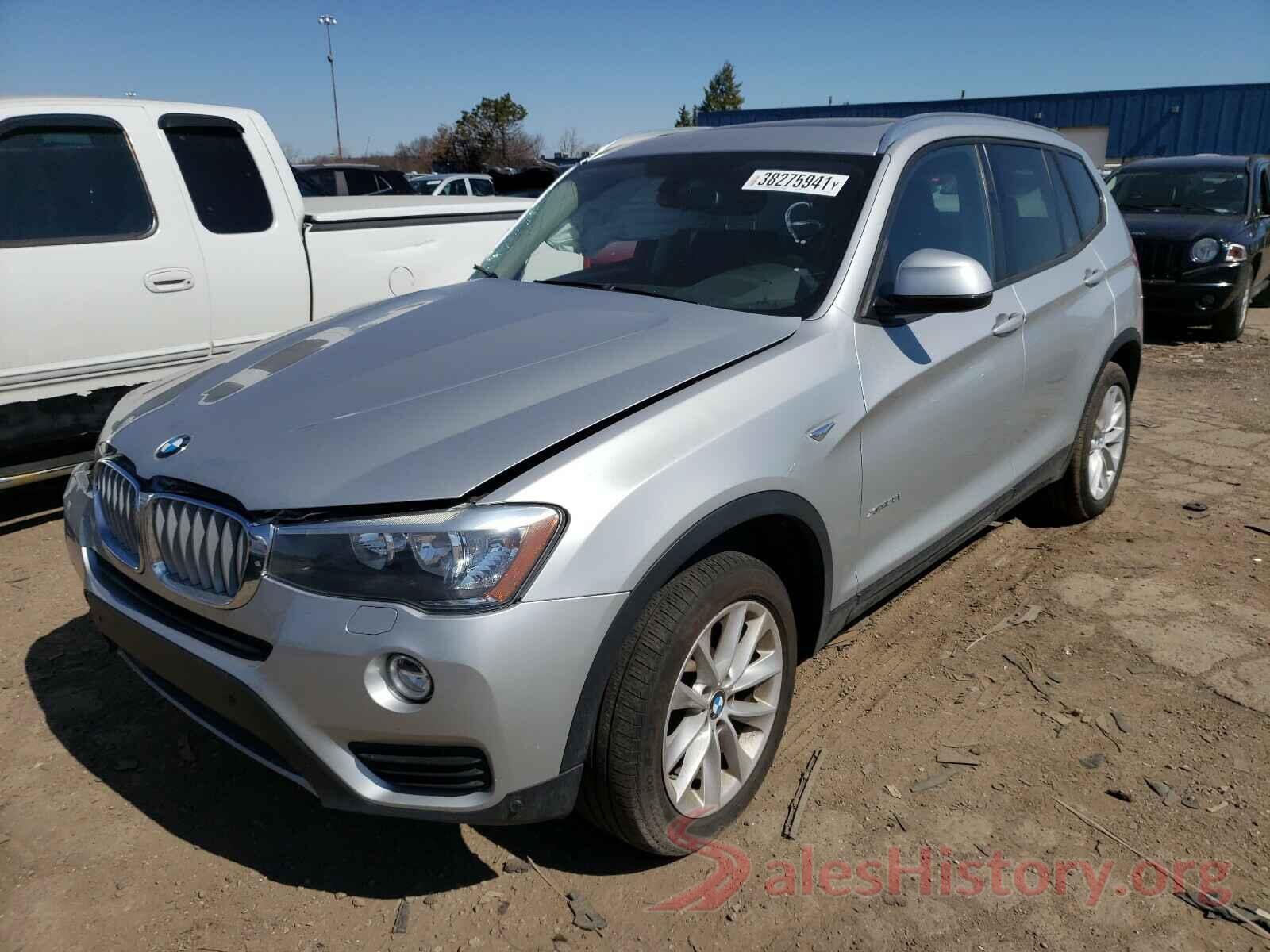 5UXWX9C58G0D83621 2016 BMW X3