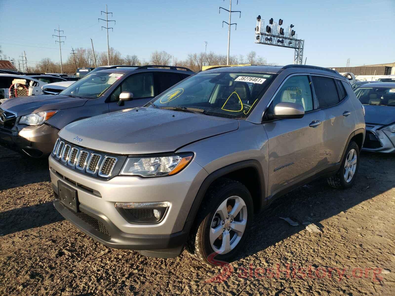 3C4NJDBB0KT729596 2019 JEEP COMPASS