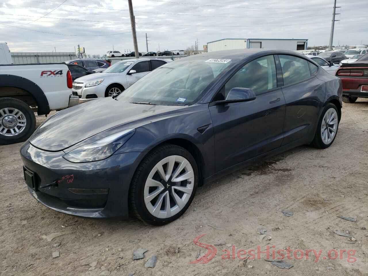 5YJ3E1EA0NF285944 2022 TESLA MODEL 3