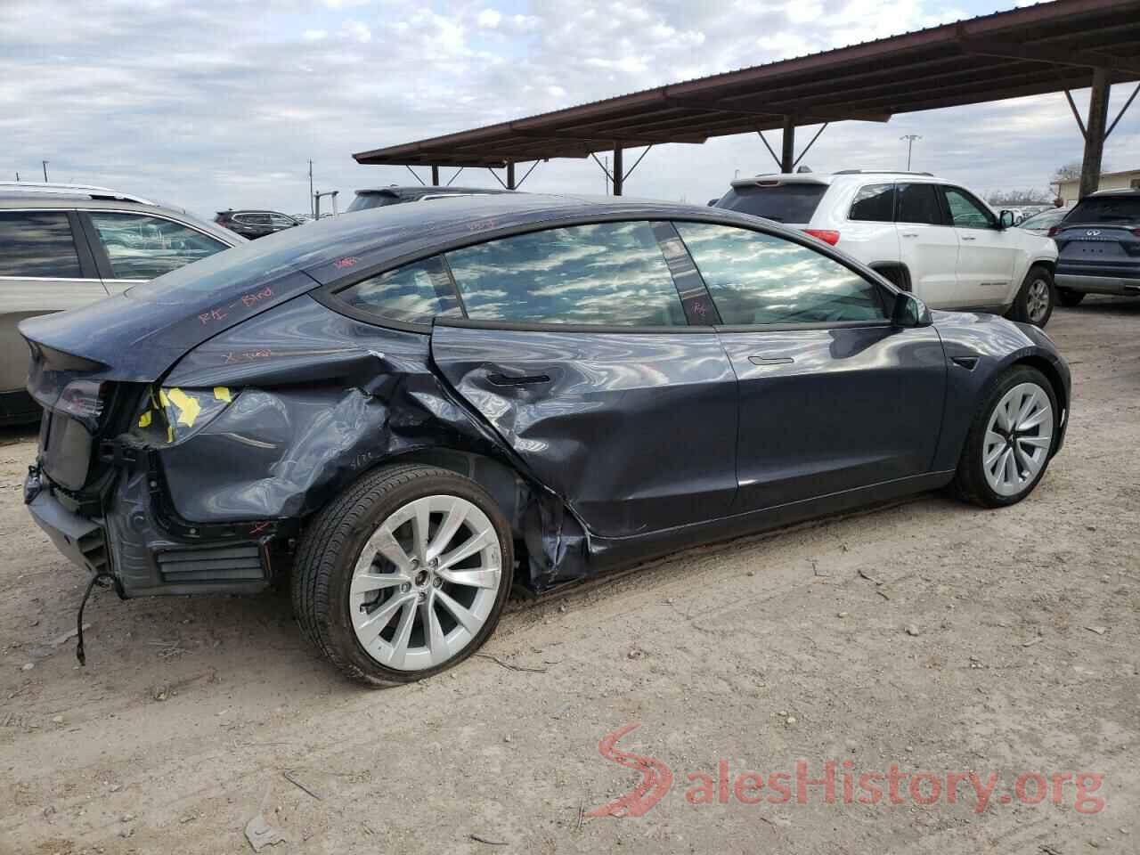 5YJ3E1EA0NF285944 2022 TESLA MODEL 3