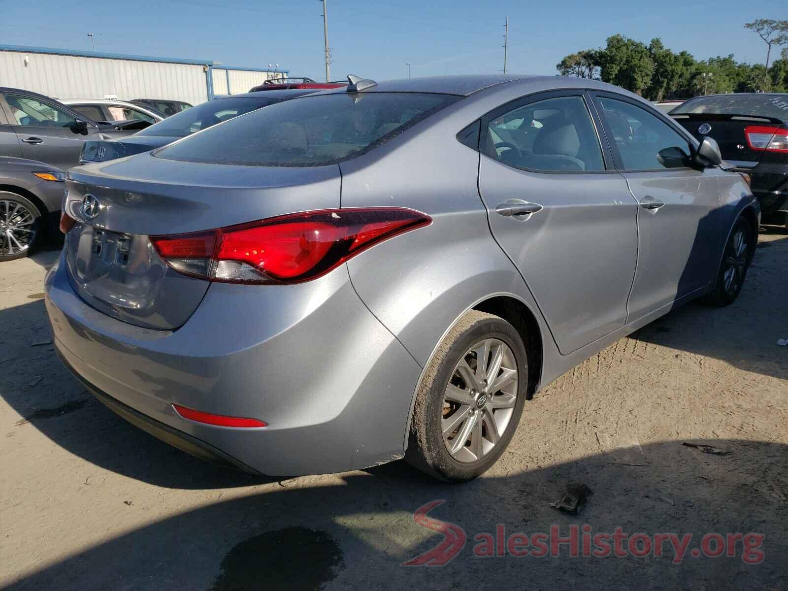 5NPDH4AE9GH727288 2016 HYUNDAI ELANTRA