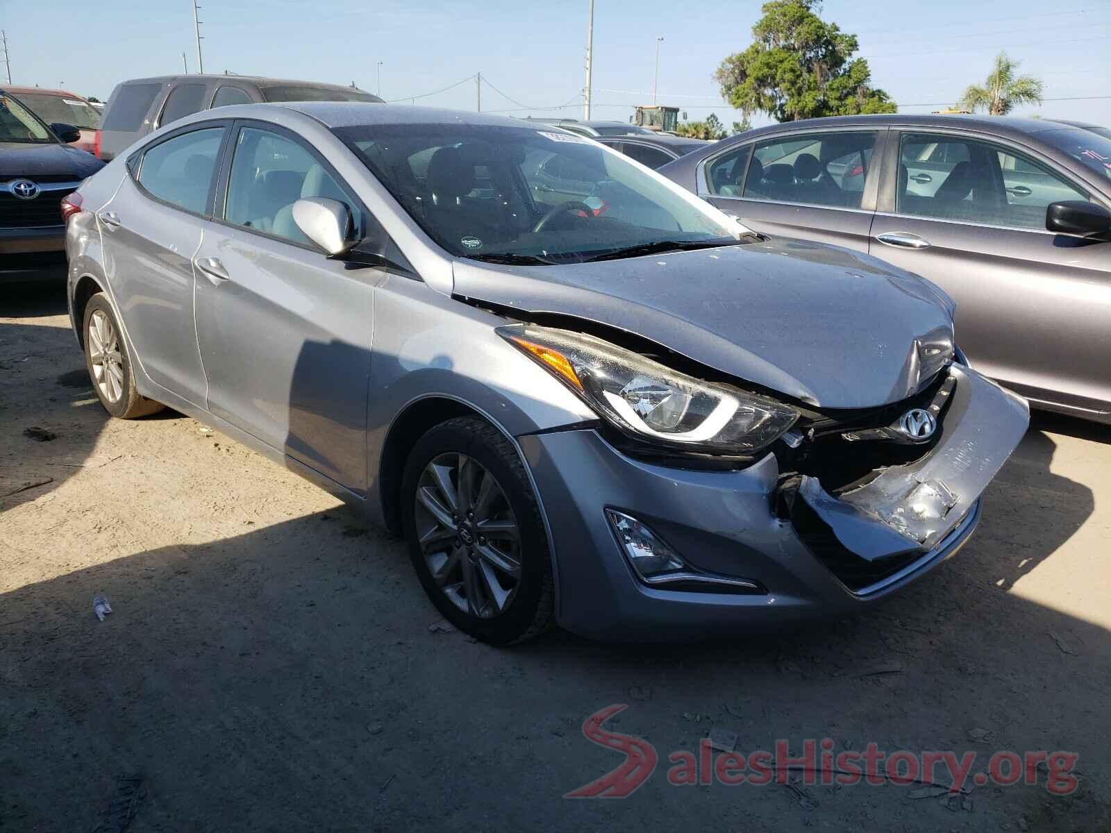 5NPDH4AE9GH727288 2016 HYUNDAI ELANTRA