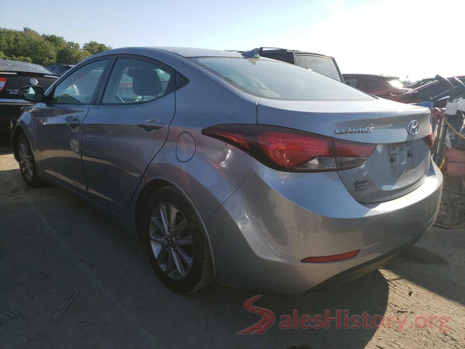 5NPDH4AE9GH727288 2016 HYUNDAI ELANTRA