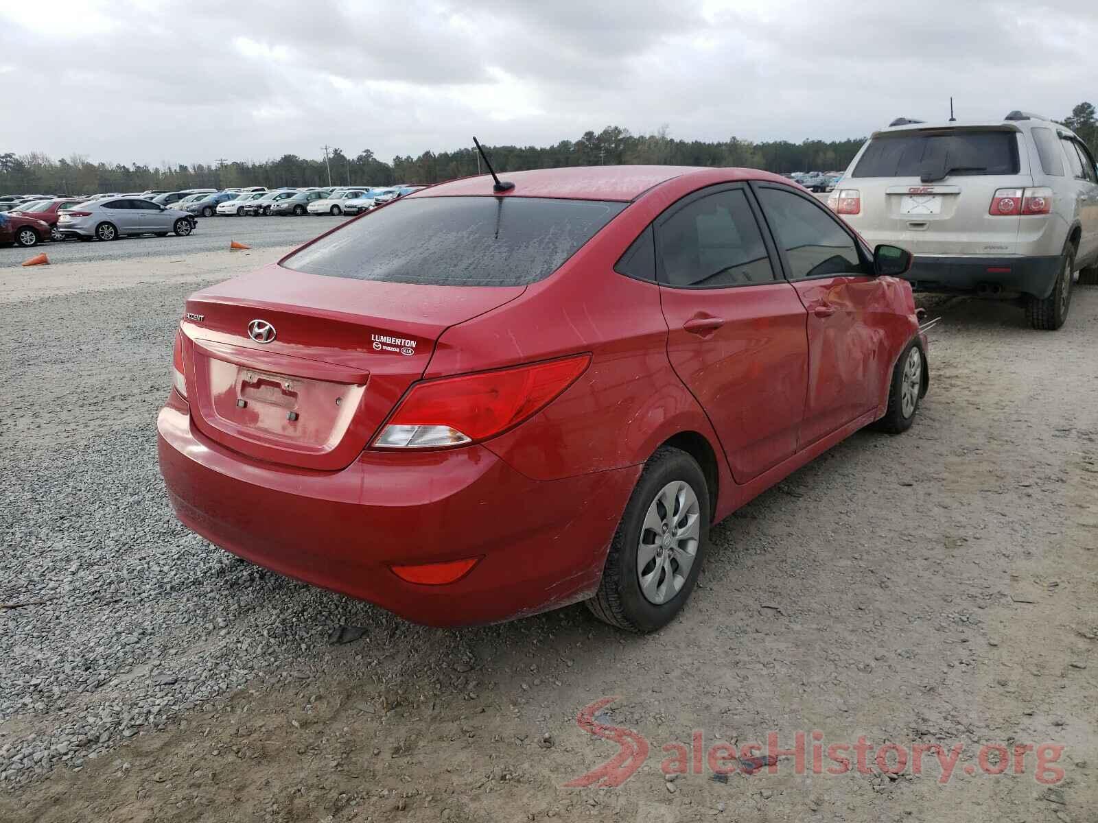 KMHCT4AE9GU093749 2016 HYUNDAI ACCENT