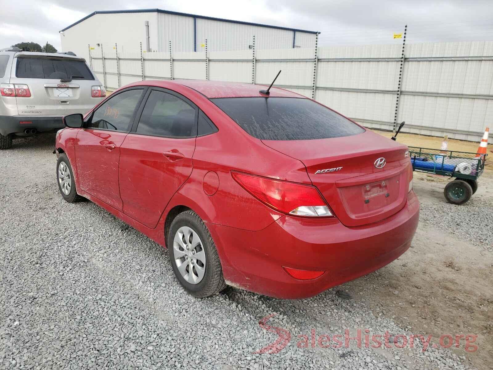 KMHCT4AE9GU093749 2016 HYUNDAI ACCENT