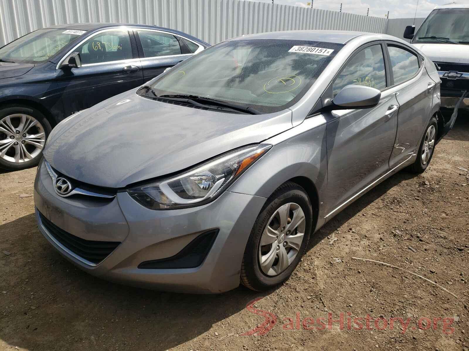 KMHDH4AE6GU504448 2016 HYUNDAI ELANTRA