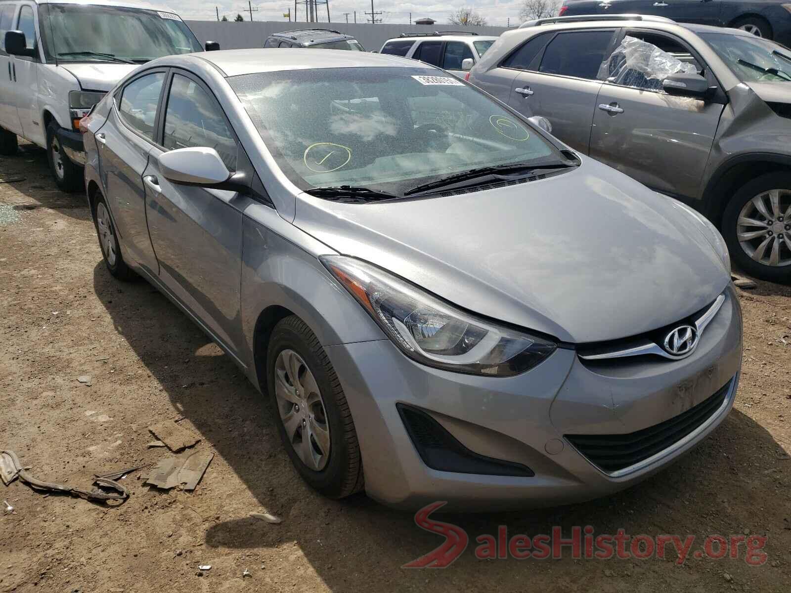 KMHDH4AE6GU504448 2016 HYUNDAI ELANTRA