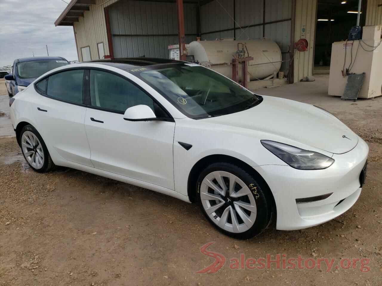 5YJ3E1EAXNF191781 2022 TESLA MODEL 3