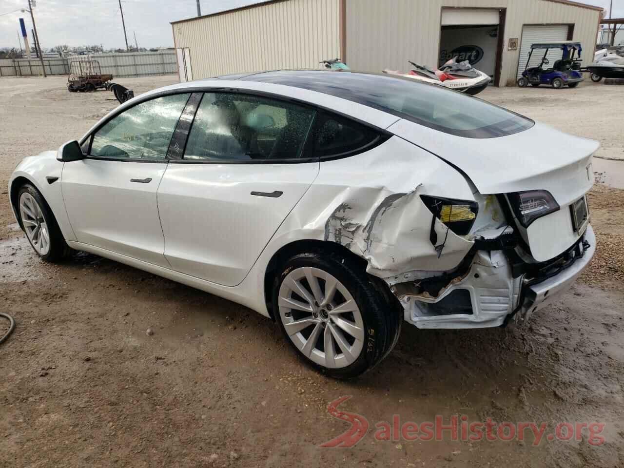 5YJ3E1EAXNF191781 2022 TESLA MODEL 3