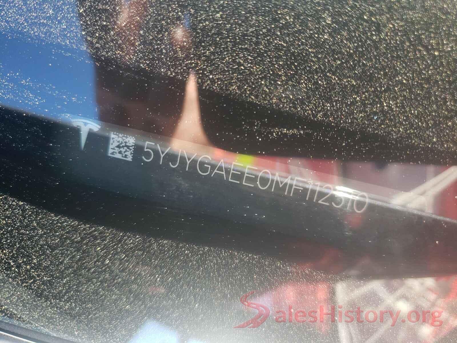 5YJYGAEE0MF112510 2021 TESLA MODEL Y